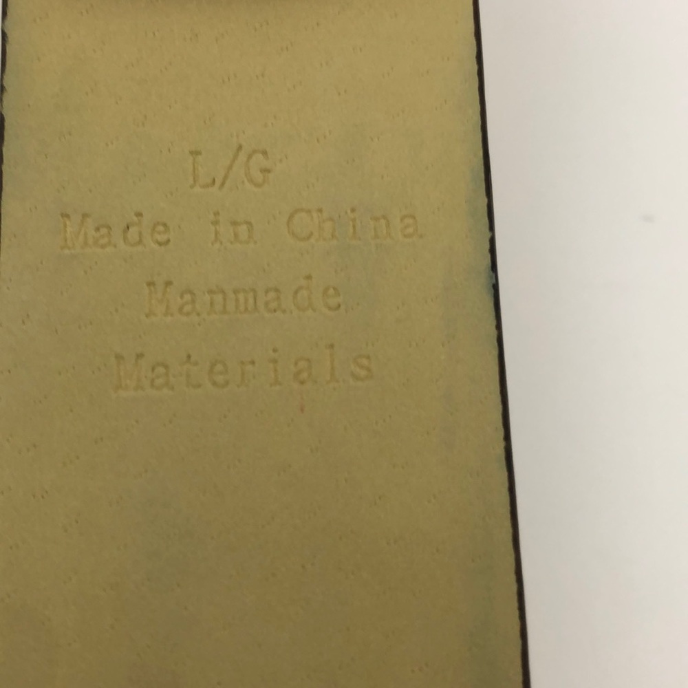 SoldFloral embroidered man made leather belt large - Picture 4 of 8